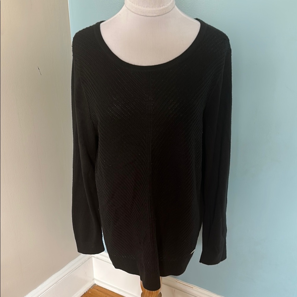 Black Calvin Klein Knit Sweater